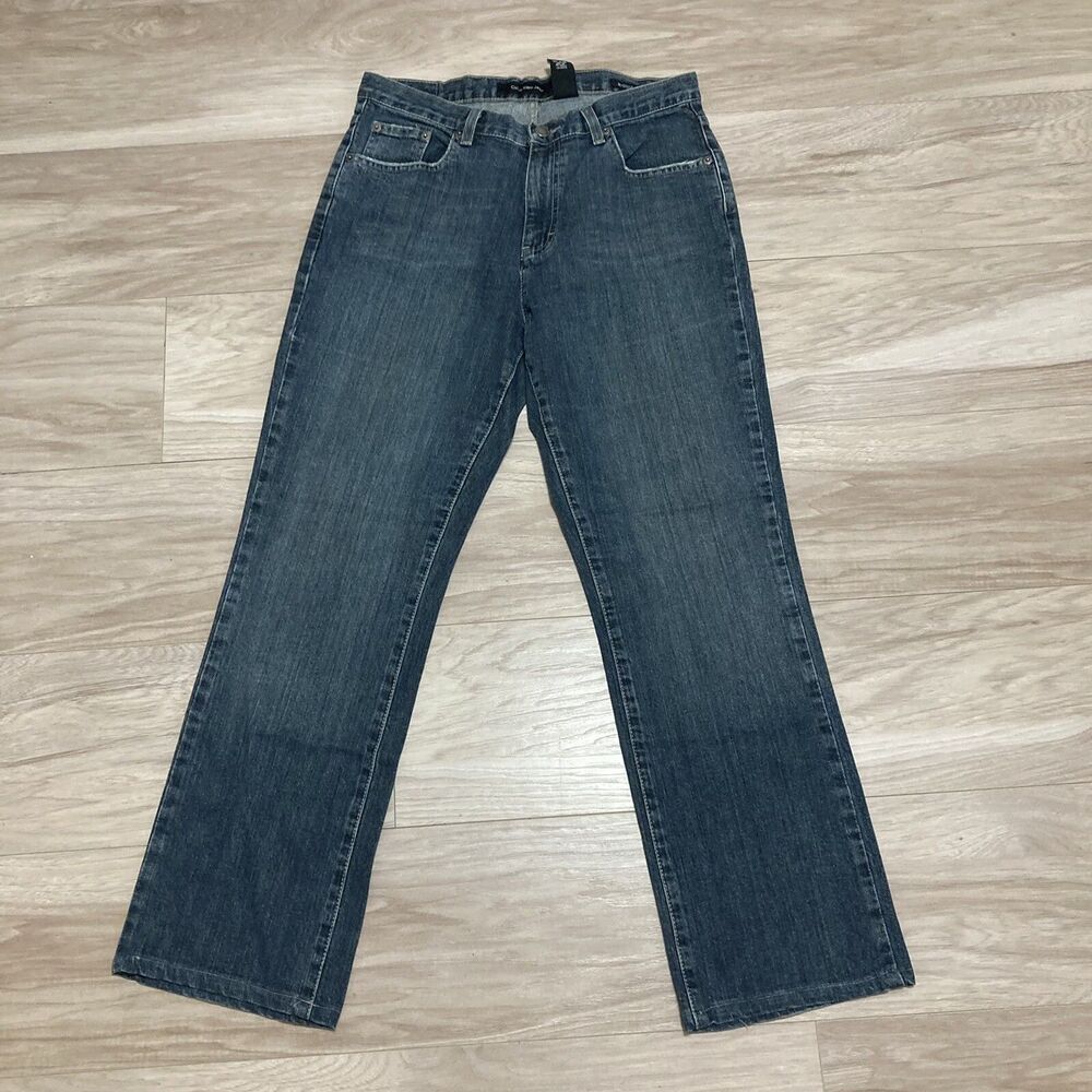 Calvin Klein Women's Jeans Size 10 Mid Rise Bootcut Medium Wash 36009